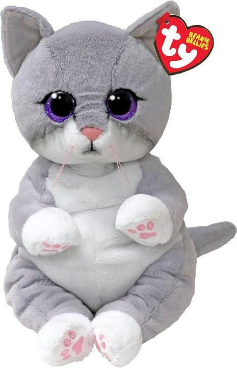 Actual product image Ty Beanie Babies Bellies Morgan Cat Medium (6 cm)