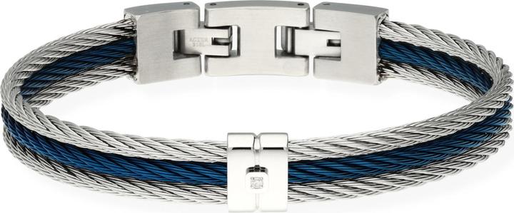 Carat Men's Classic Diamond (0.90 cm, Edelstahl)