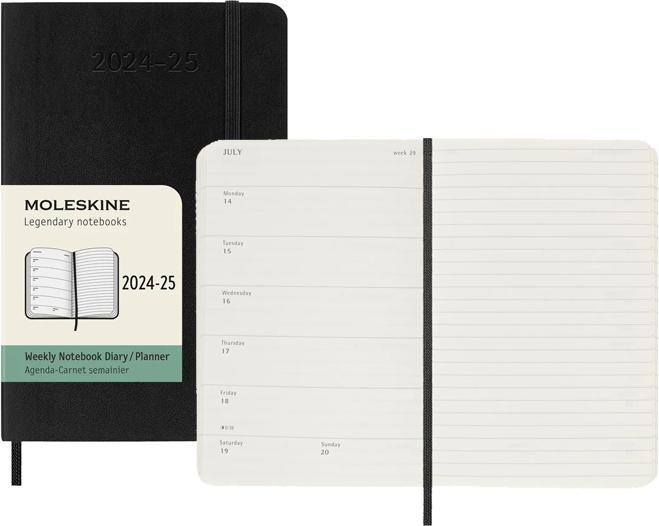 Productafbeelding Moleskine Weekkalender (Pocket, A6, Engels)