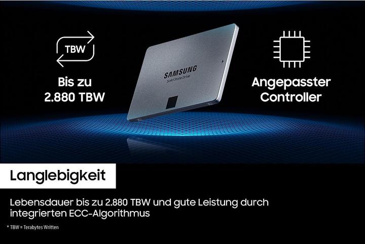 Produktbild Samsung 870 QVO (2000 GB, 2.5")