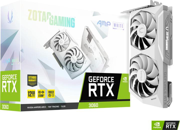 Immagine prodotto Zotac GeForce RTX 3060 Gaming AMP White Edition (12 GB)
