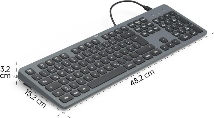 Image du produit Hama CK-400 Clavier filaire noir (DE, Filaire)