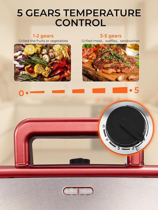 Produktbild Housnat Sandwichmaker mit Waffel- und Grillfunktion