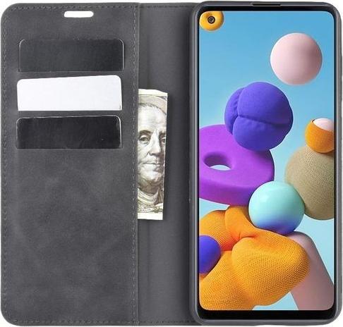 Immagine prodotto MU Classic Classica V serie di copertine di libri in pelle (Samsung Galaxy A21s)