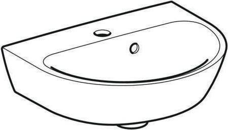 Actual product image Geberit Renova hand-rinse basin 45 x 36 cm white 500375011 (360 mm, 450 mm)