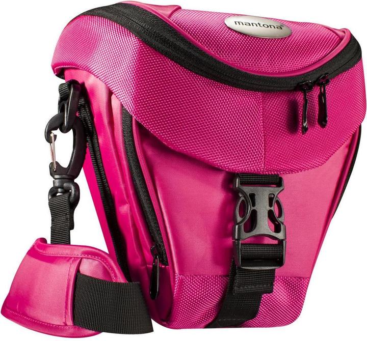 Image du produit mantona Sac à colt premium rose (Sac à bandoulière pour appareil photo, Kamera Bereitschaftstasche, 1 l)