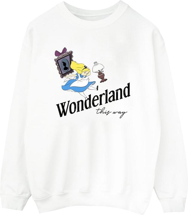 Disney Alice In Wonderland This Way Sweatshirt (XXL)