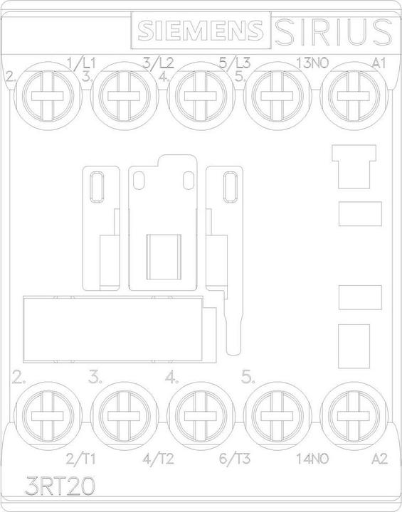 Produktbild Siemens Schütz 4kW 230Vac Größe 00