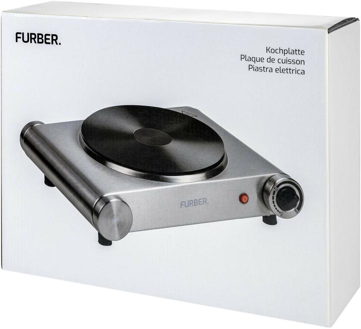 Produktbild Furber Kochplatte Silber, 1500 W
