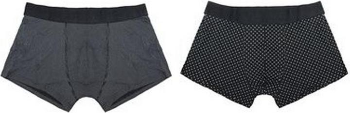 Produktbild Wolf And Harte Mens Bamboo Rich Spotted Boxer Shorts (Pack Of 2) (XL, 2er Pack)