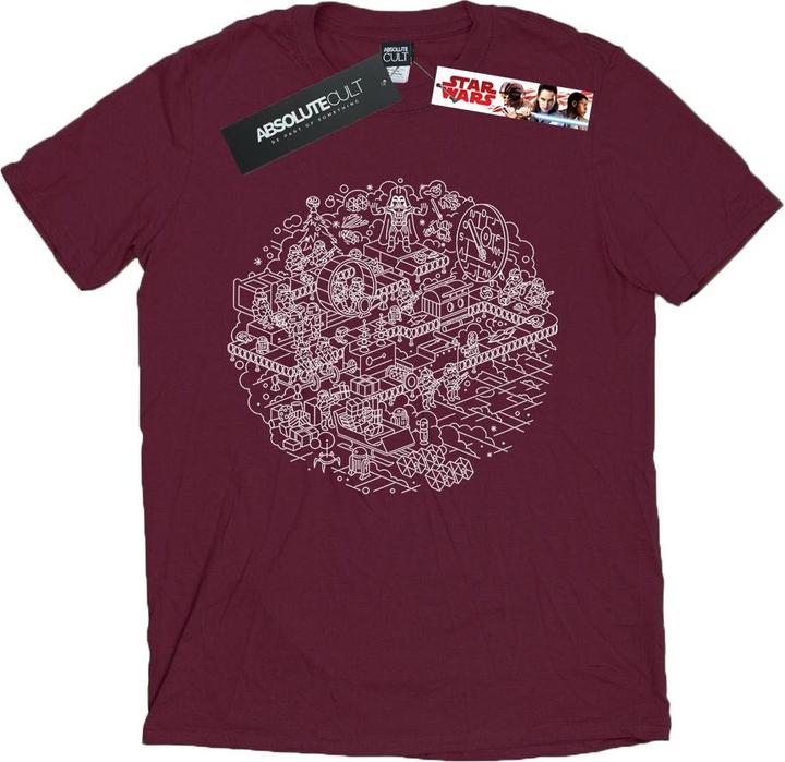 Star Wars Christmas Death Star TShirt (S)