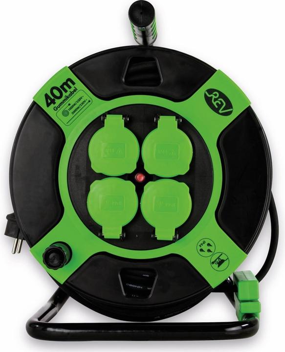 Actual product image REV Cable drum KU H05RR, 4-fold 40 m (40 m)