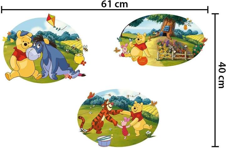 Produktbild Walplus Winnie the Pooh Friends (40 x 61 cm)
