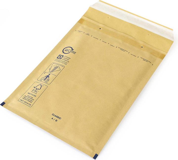 Immagine prodotto Wiltec Buste postali F3 220 x 330 mm interno 240 x 390 mm esterno bianco Buste a bolle d'aria