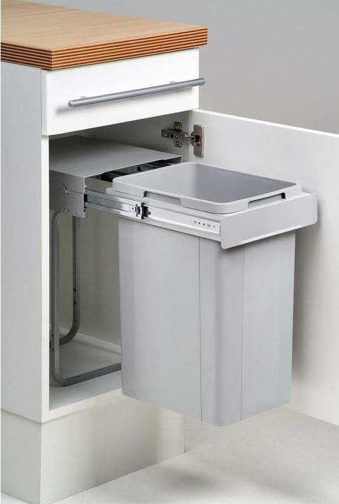Productafbeelding Wesco Bio-Single 30DT-26 inbouwafvalemmer voor organisch afval in de keuken 26 liter (26 l)