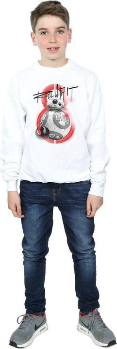 Produktbild Star Wars The Last Jedi BB8 Roll With It Sweatshirt Jungen (140, 146)