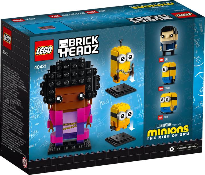 Produktbild LEGO Brick Headz - Belle Bottom, Kevin & Bob (40421, LEGO Brickheadz)