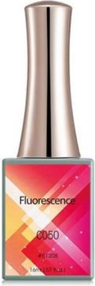 Actual product image Canni Gellack Fluorescence C050 UV/LED (Neon red, UV gel varnish)