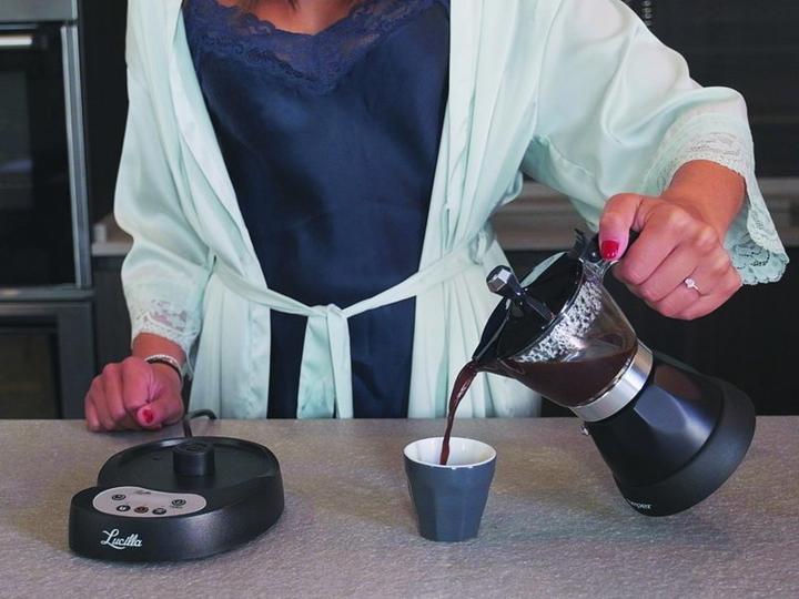 Actual product image Beper BC.041N- electric espressomachine- 3 koffiekopjes