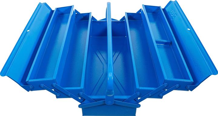 Actual product image BGS Metal tool box | empty | 530 x 200 x 200 mm | 5 compartments