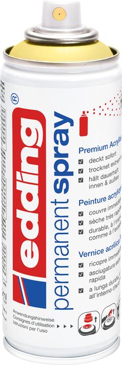 Image du produit Edding Spray acrylique (Jaune pastel, 0.20 l)