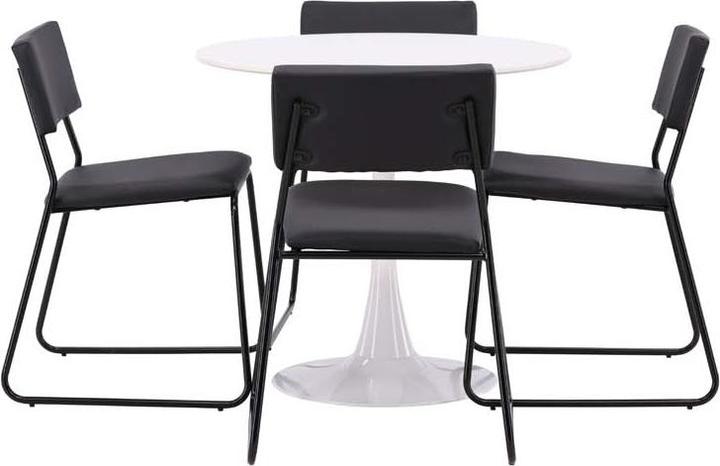 Produktbild Ebuy24 Essgruppe Hamden 7 (5-teilig) (80 x 75 x 80 cm)
