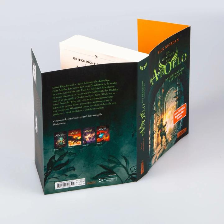 Produktbild Die Abenteuer des Apollo 3: Das brennende Labyrinth (Rick Riordan, Deutsch)