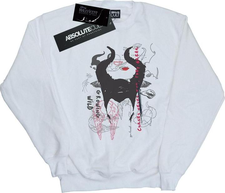 Disney Maleficent Mistress Of Evil Growing Wild Horns Collage Sweatshirt Jungen (140, 146)