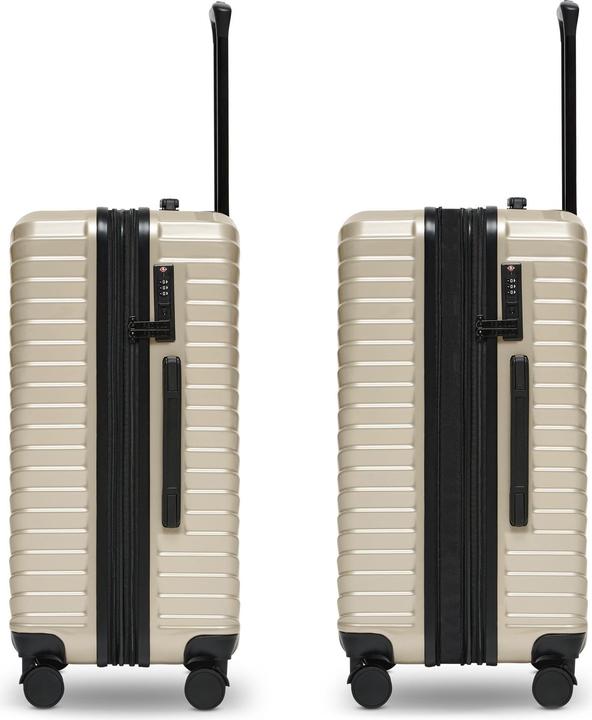 Produktbild Redolz Essentials 18 4 Rollen Kofferset 3-teilig mit Dehnfalte (226 l, XL (ab 115l))