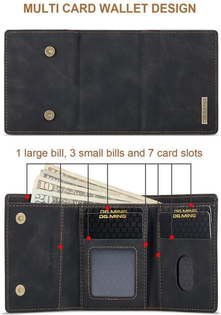 Actual product image Dg.Ming M1 Series Hardcase with Detachable Wallet (OnePlus North N200 5G)