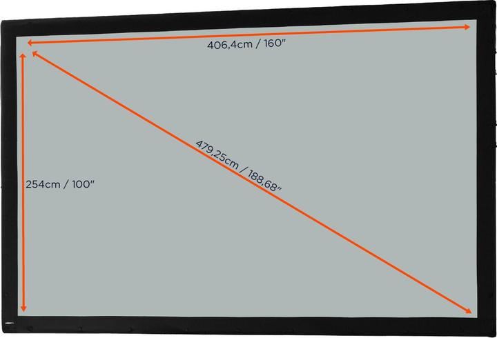 Actual product image Celexon Mobile Expert Business Format - Projection screen - rear - 480 cm (189") (188.98", 16:10)