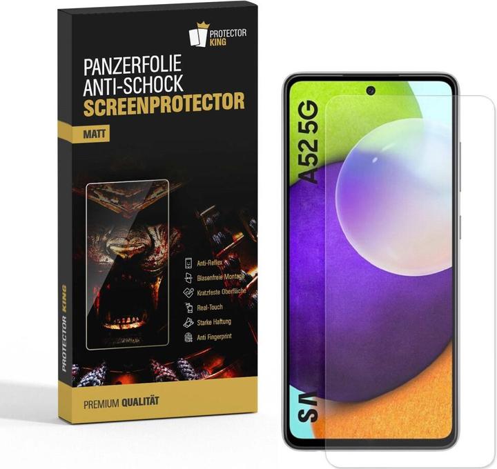 Produktbild Protectorking 6x Panzerfolie Anti-Shock matt entspiegelt (6 Stück, Samsung Galaxy A52)