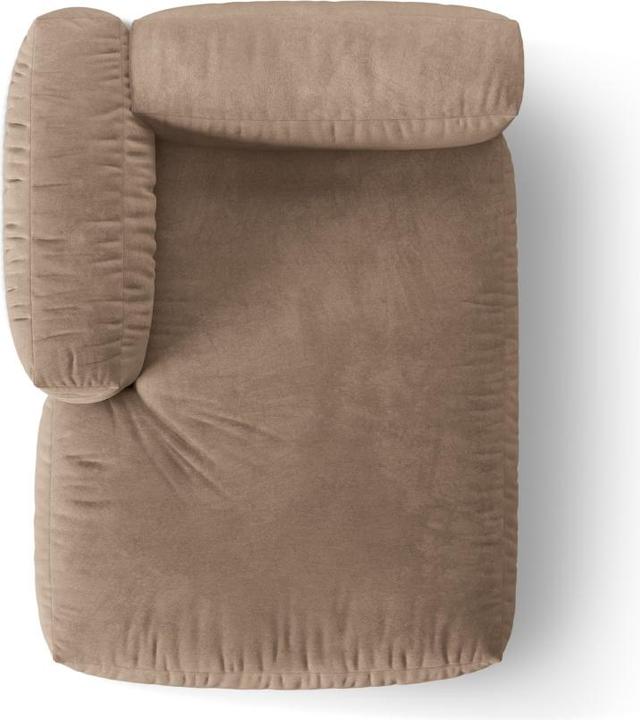 Actual product image Micadoni Modular Chaise Longue Left, "Martina", 1 Seat, 176x123x75 Made in Europe (Chaise longue)