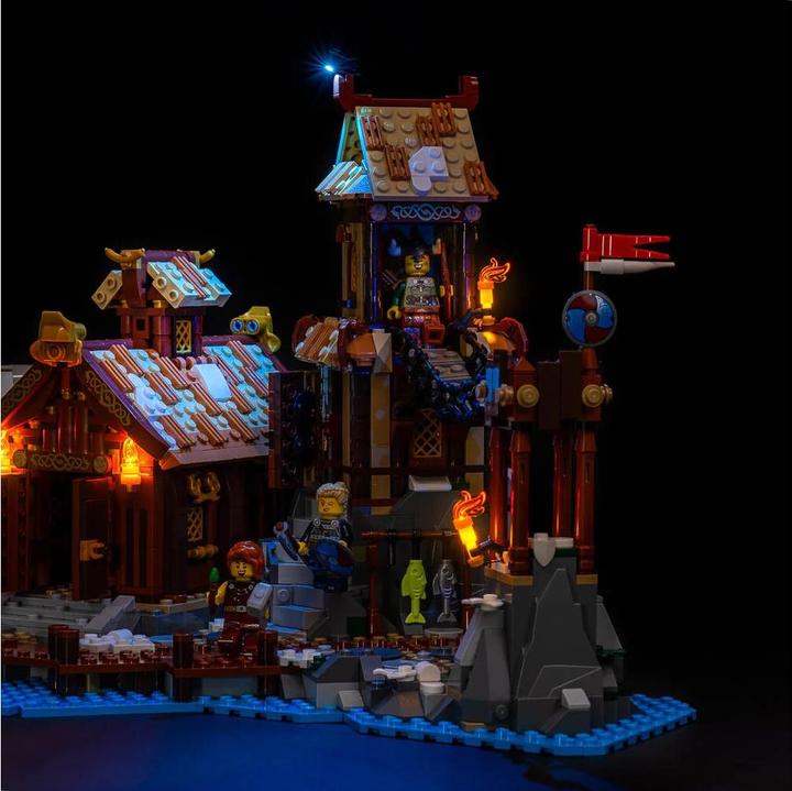Produktbild Light my bricks LED Licht Set für LEGO® 21343 Wikingerdorf