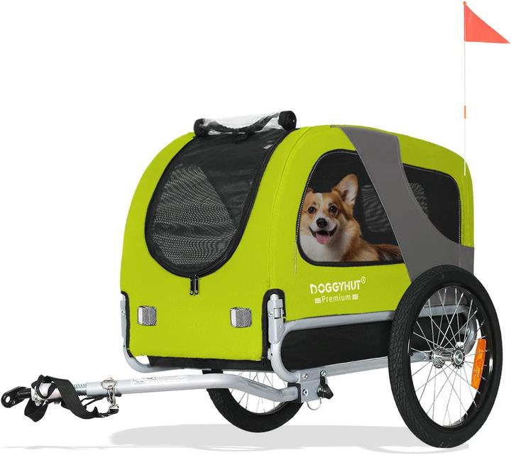 Tiggo Fahrradanhänger für Hunde bis 23 kg, klappbar