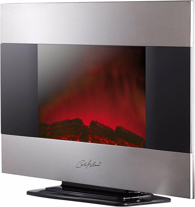 Carlo Milano Premium-Elektro-Kamin Sonora für Wand- und Standmontage (90 x 61 x 27 cm)