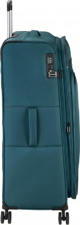Actual product image D&N Travel Line 9504 4-wheel trolley M 67 cm with expansion fold (67 l, M (50 - 90l))