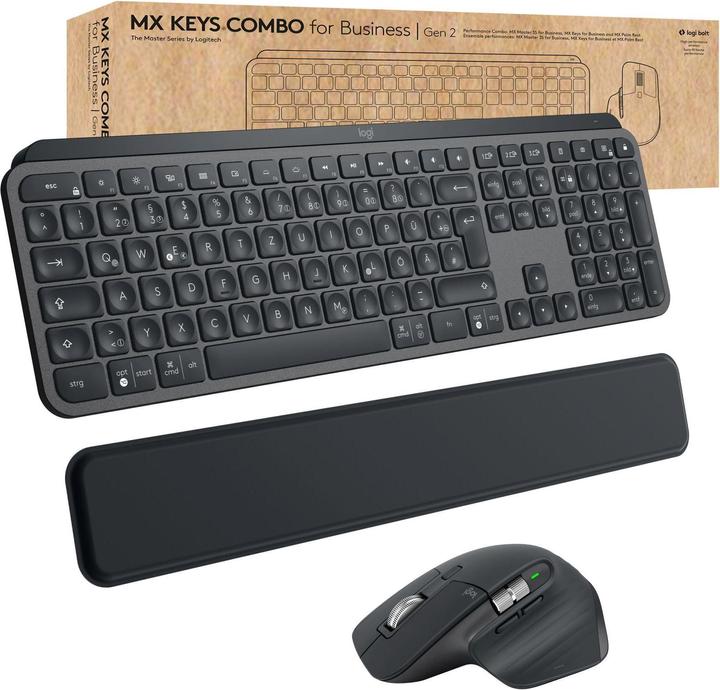 Actual product image Logitech MX Keys Combo for Business Gen 2 (CH, Wireless)