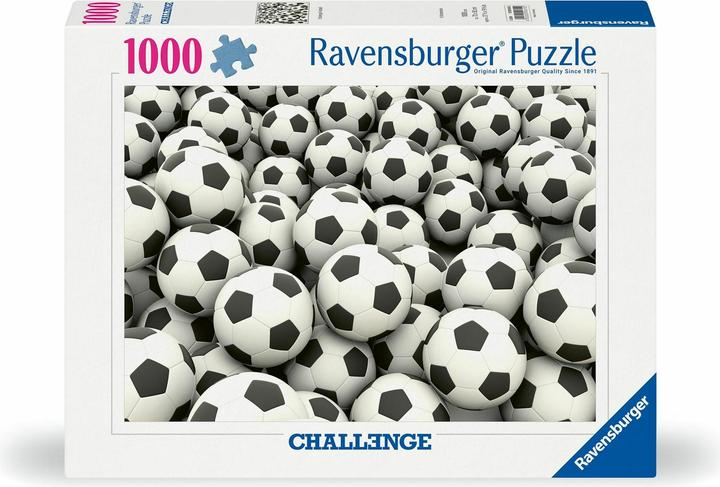 Actual product image Ravensburger Puzzle 12000615 - Football Challenge - 1000 pieces jigsaw puzzle for adults and children from (1000 pieces)