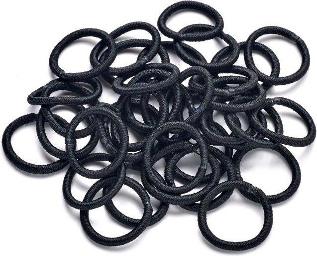 Trisa Mini Haargummis 15 mm schwarz 40 Stk. (Haargummi)