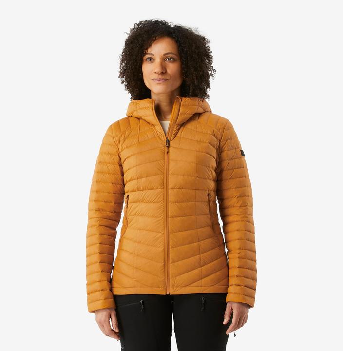 Forclaz Daunenjacke Damen Kapuze bis -5 °C Trekking - MT100