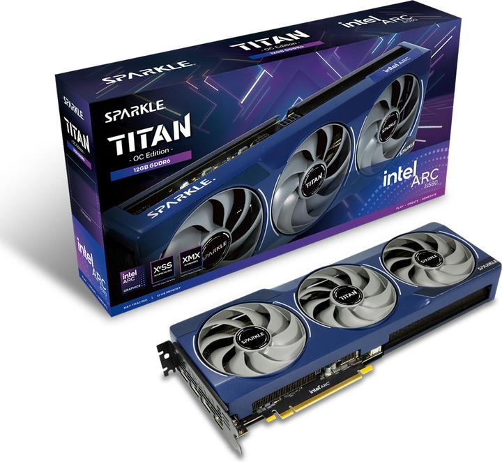 Image du produit Sparkle Intel Arc B580 Titan OC (12 Go)