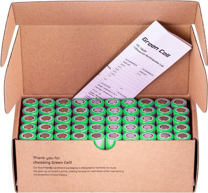 Immagine prodotto GreenCell 18650 (50 pz., 18650, 2900 mAh)