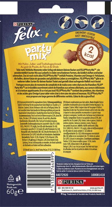 Produktbild Felix Party Mix Original (Adult, 1 Stk., 60 g)