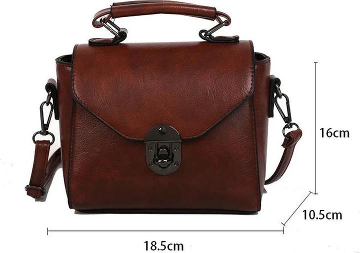 Only-Bags.Store Umhängetasche PU Leder Crossbody Tasche Marken kleine quadratische Tasche