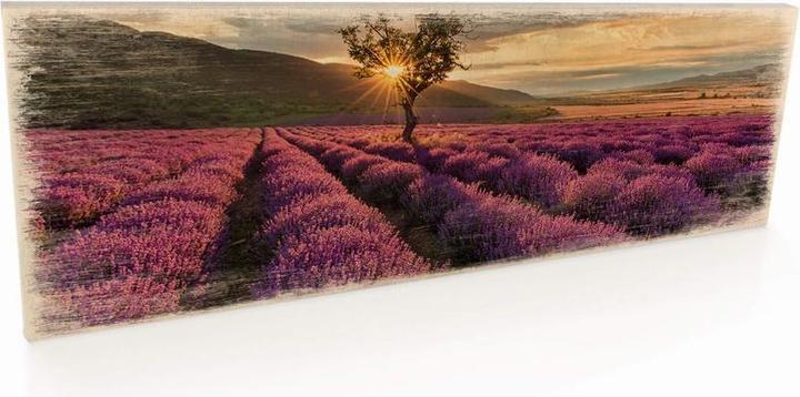 Produktbild Trenddeko Lavendelblüte in der Provence (30 x 10 cm)