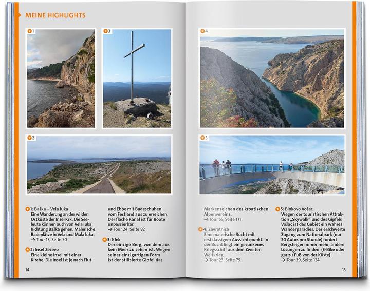 Produktbild Wanderführer Dalmatien mit Inseln, Velebit-Gebirge und Plitvicer Seen, 55 Touren mit