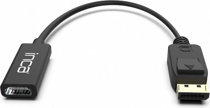 Actual product image Inca Adapter DisplayPort IDPH-07 1.4 > HDMI, 4K, 0.2m retail (20 cm)