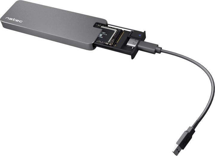 Actual product image Genesis NATEC SSD Enclosure Rhino M.2 NVME (M.2 2260, M.2 2230, M.2 2280, M.2 2242)