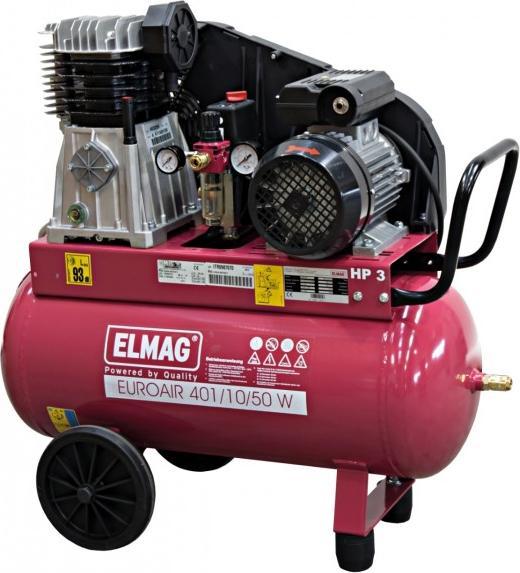 Produktbild Elmag - Kompressor EUROAIR 401/10/50 W, 220 l/min, 10 bar, 50 Liter, 230V (10 Bar, 50 l)